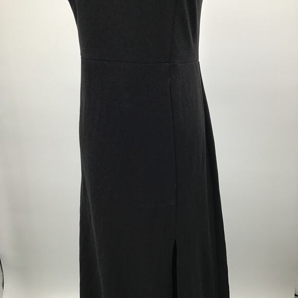 LULU'S L Iconic Sophistication Black One-Shoulder Asymmetrical Maxi Dress B74 - Picture 10 of 11